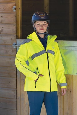 Woof Wear Hi Vis All Season Waterproof Jacket Yellow