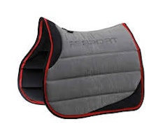 Premier Equine Techno Suede GP Jump Pad Grey Full