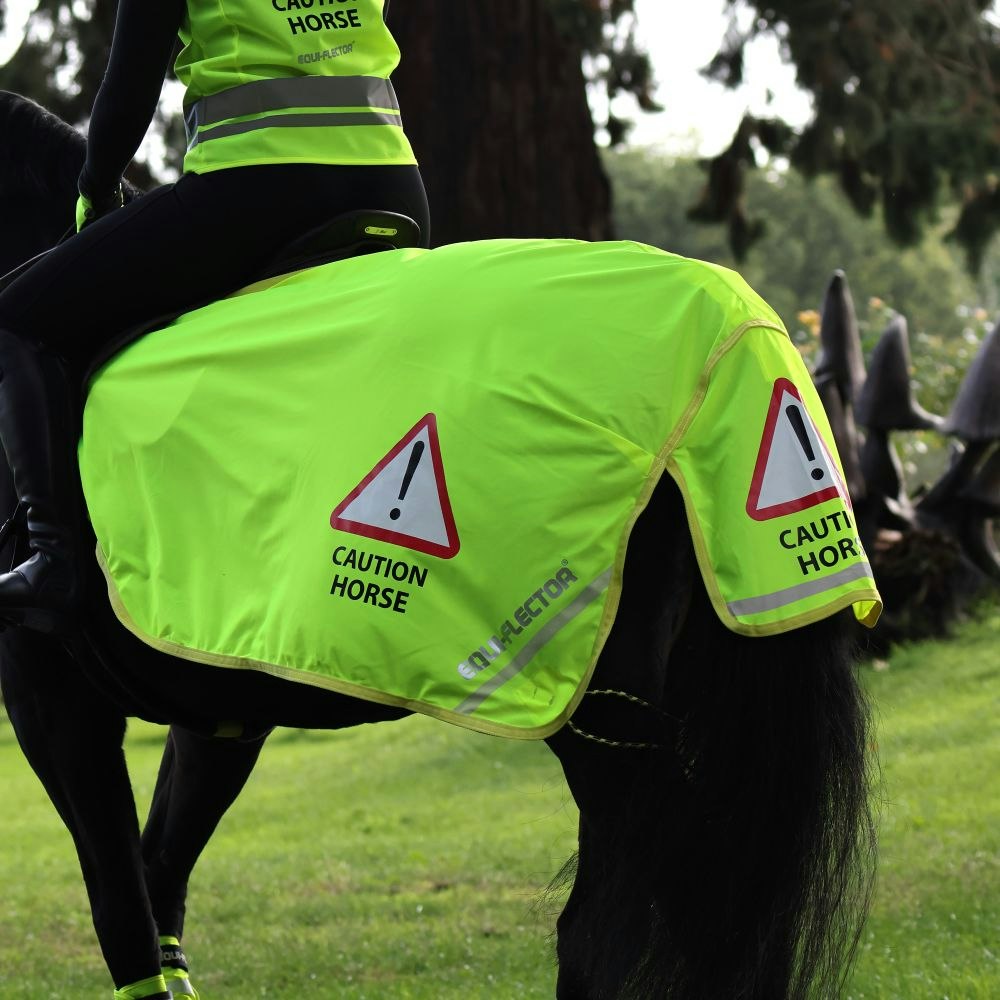 EQUI-FLECTOR® Mesh Reflex Ländtäcke, Yellow