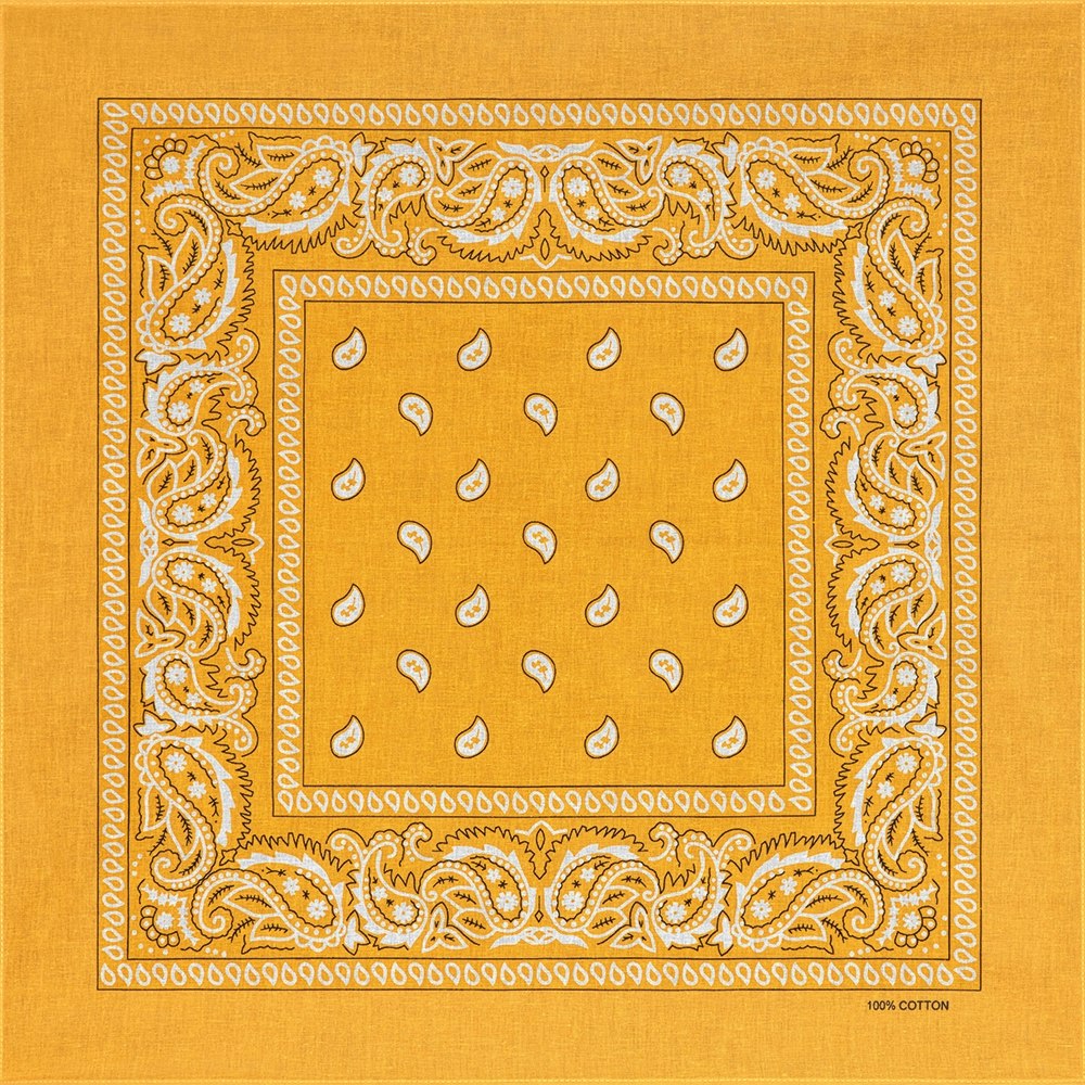 Stars & Stripes Bandana Yellow
