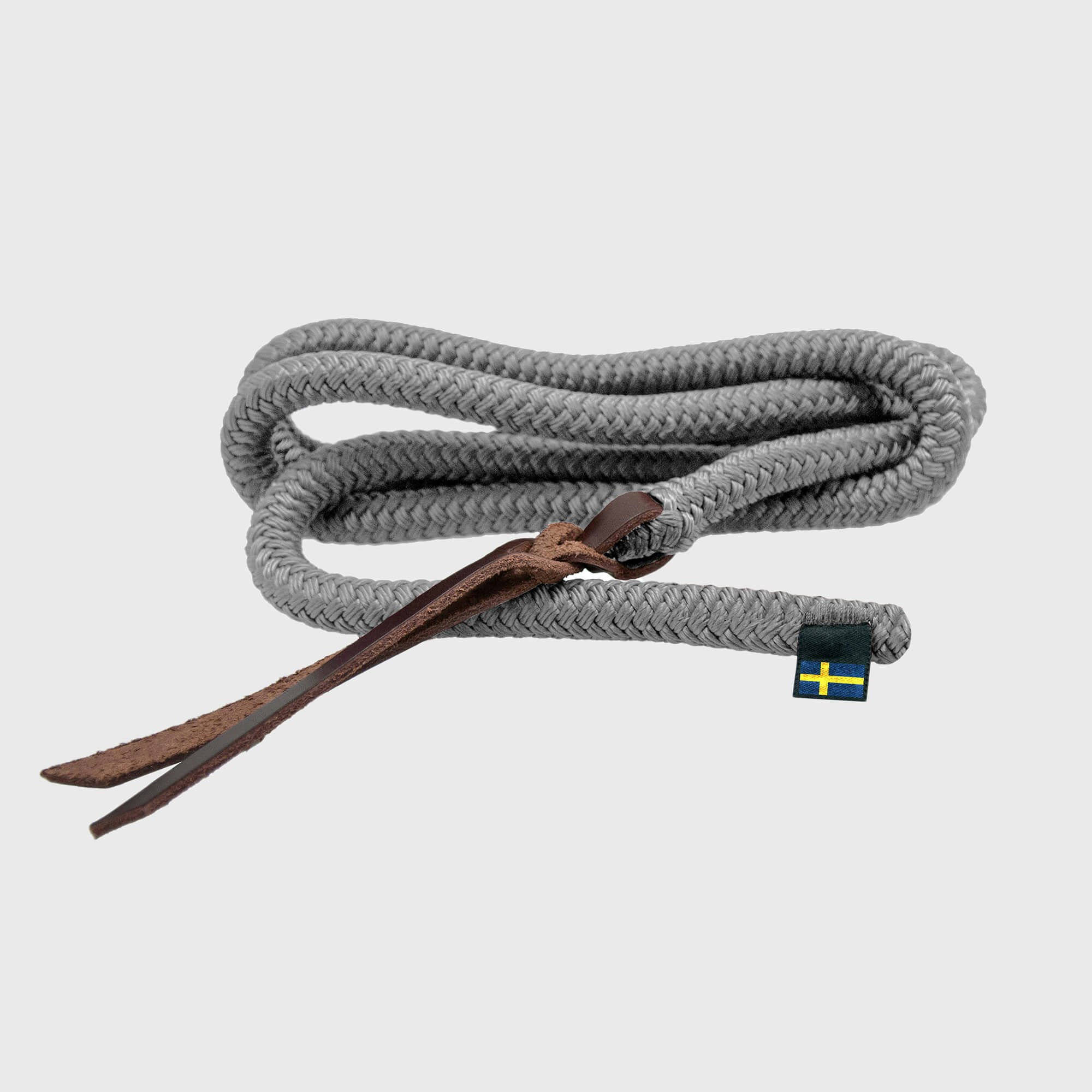 Poly Ropes Grimskaft Elegance Med Karbinhake Grå 2.5 meter