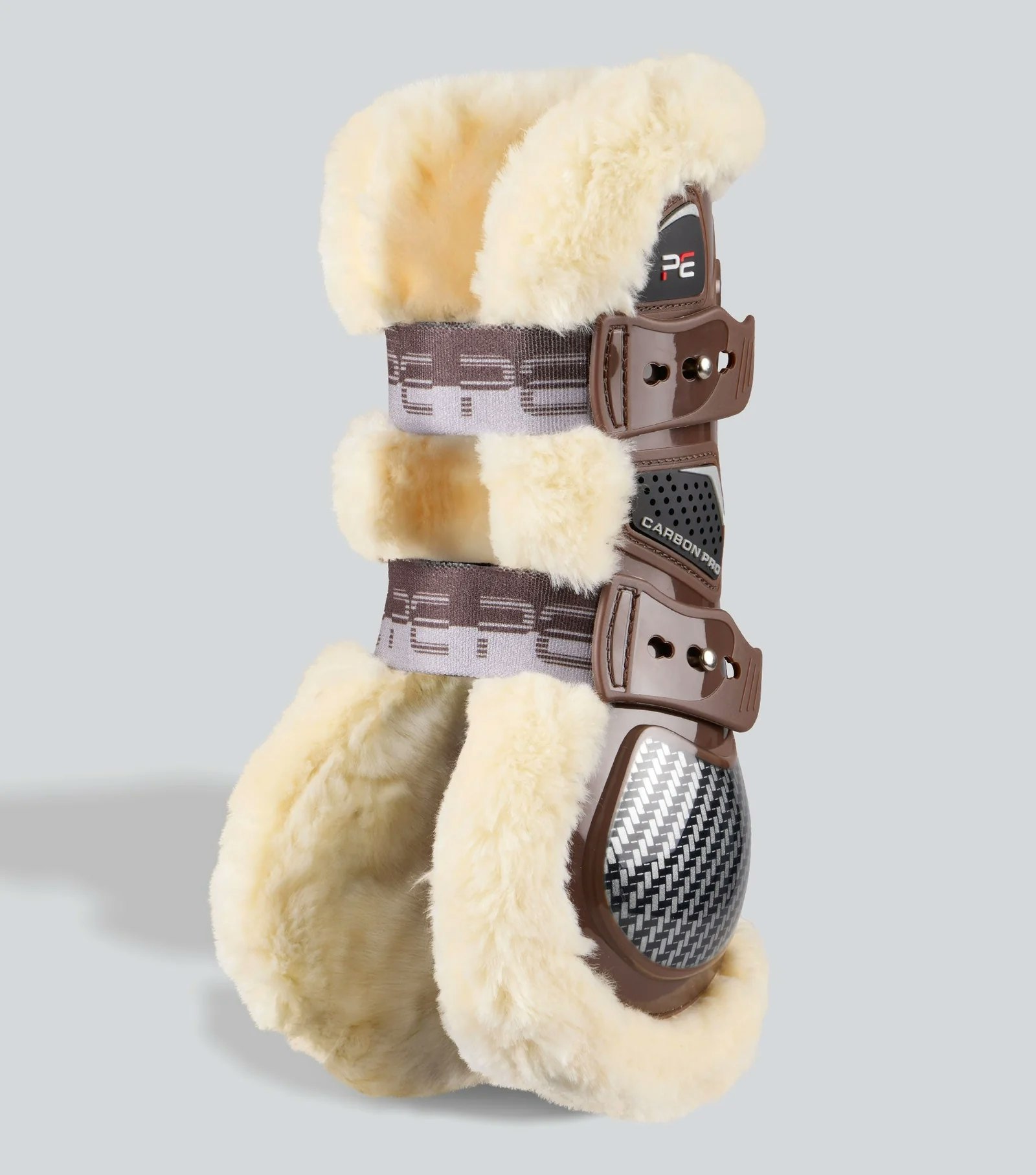 Carbon Pro Techno Wool Tendon Boots Brown
