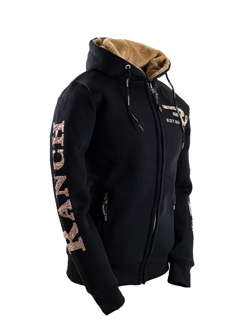 Ranch Girls Teddy Sweat Jacket Scarlett Black