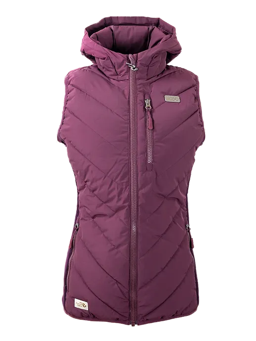 Ranch Girls Hooded Hybrid Vest Ava Blackberry
