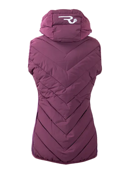 Ranch Girls Hooded Hybrid Vest Ava Blackberry