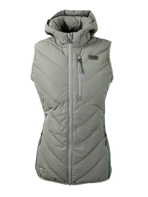 Ranch Girls Hooded Hybrid Vest Ava Khaki