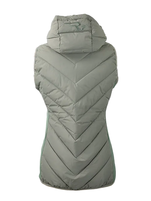 Ranch Girls Hooded Hybrid Vest Ava Khaki