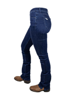 Ranch Girls Bootcut Stretch Jeans Cleo Dark Denim