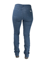 Ranch Girls Bootcut Stretch Jeans Cleo Lime Denim