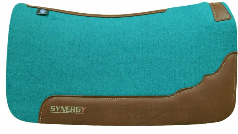 Weaver Saddlepad 100% Merinoull Turquoise