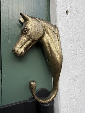 HKM Horsehead Upphängningskrok Brons