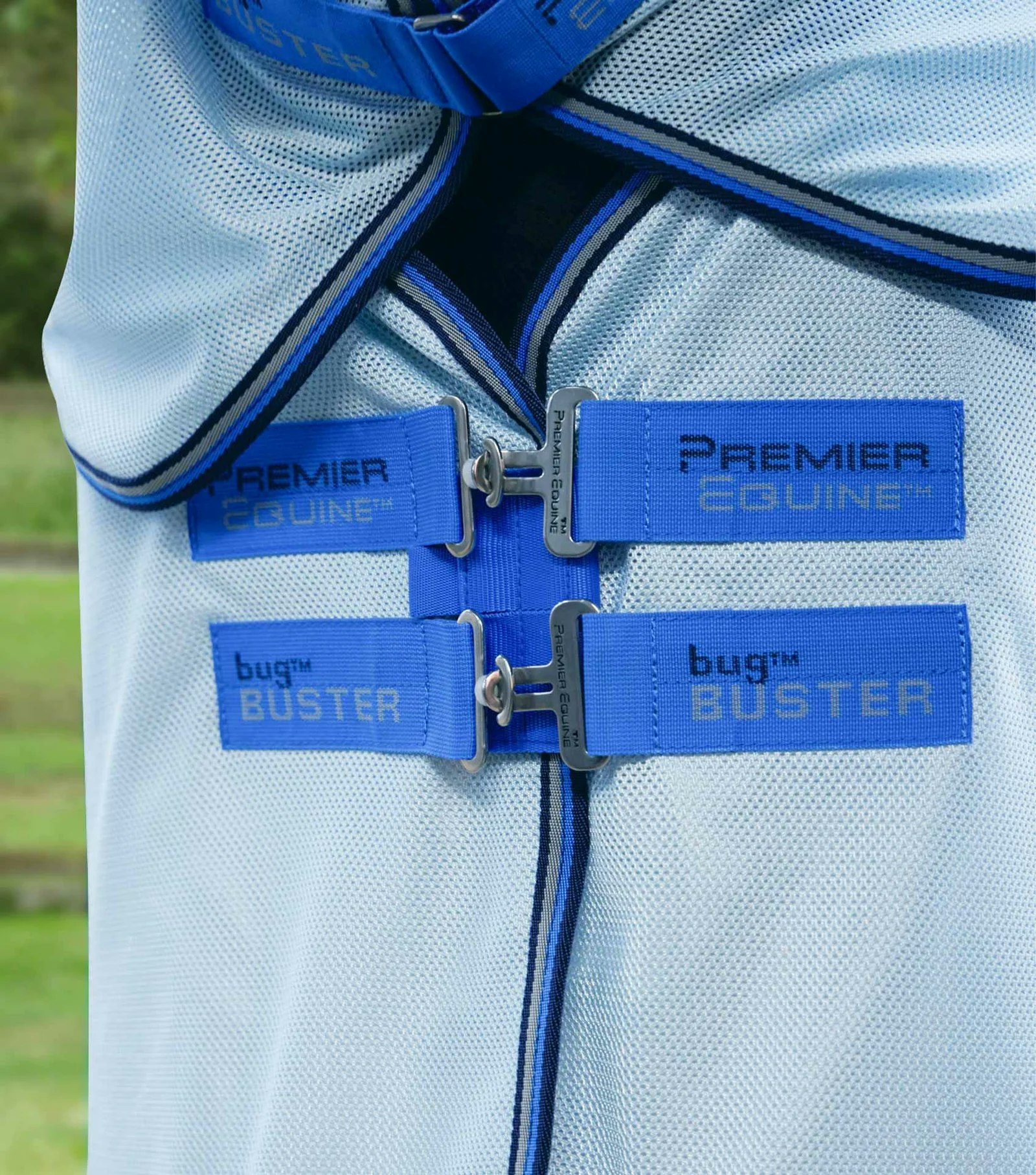 Bug Buster Fly Rug with Detachable Neck and Belly Flap Blue