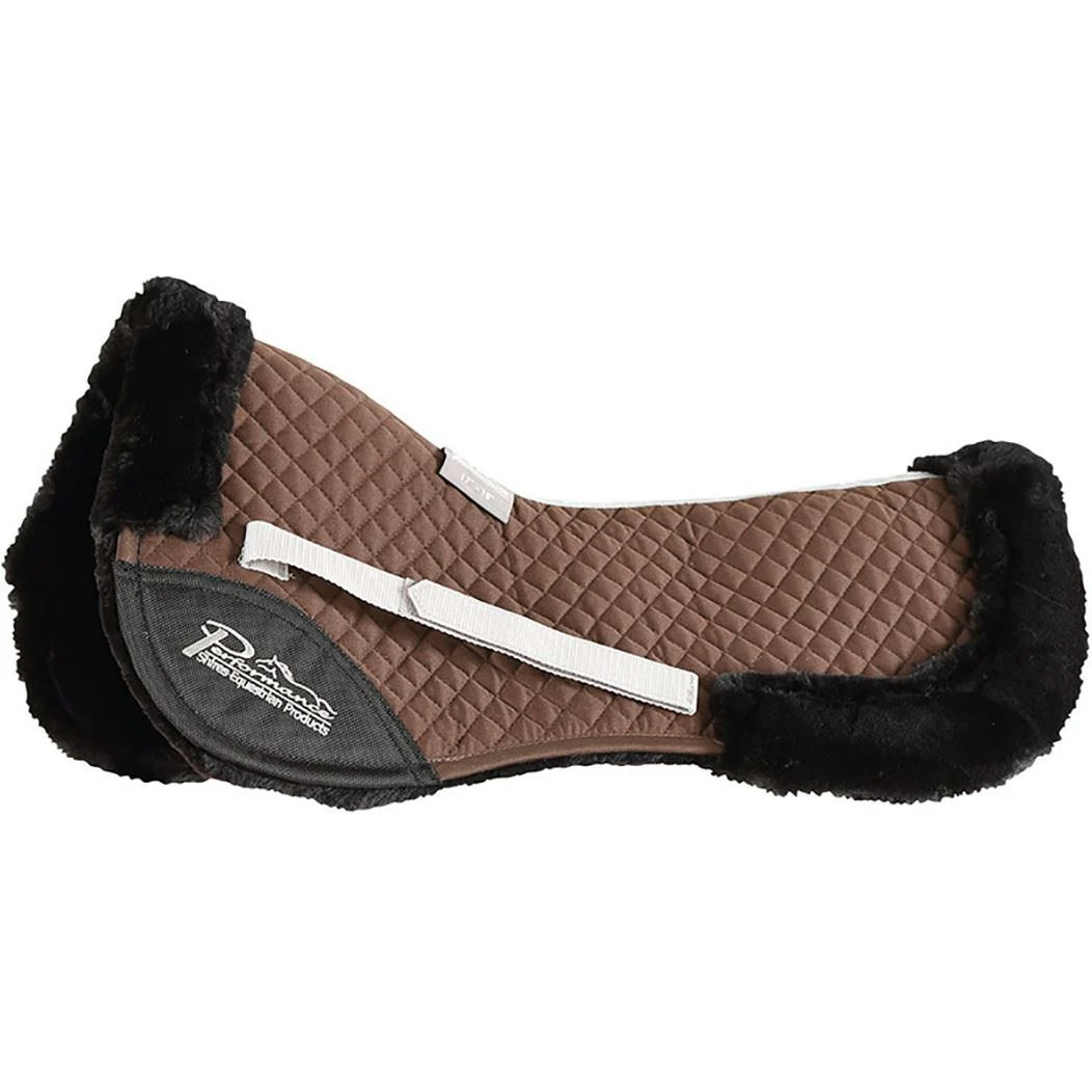 Shires Performance Half Pad Brun 17"-18"