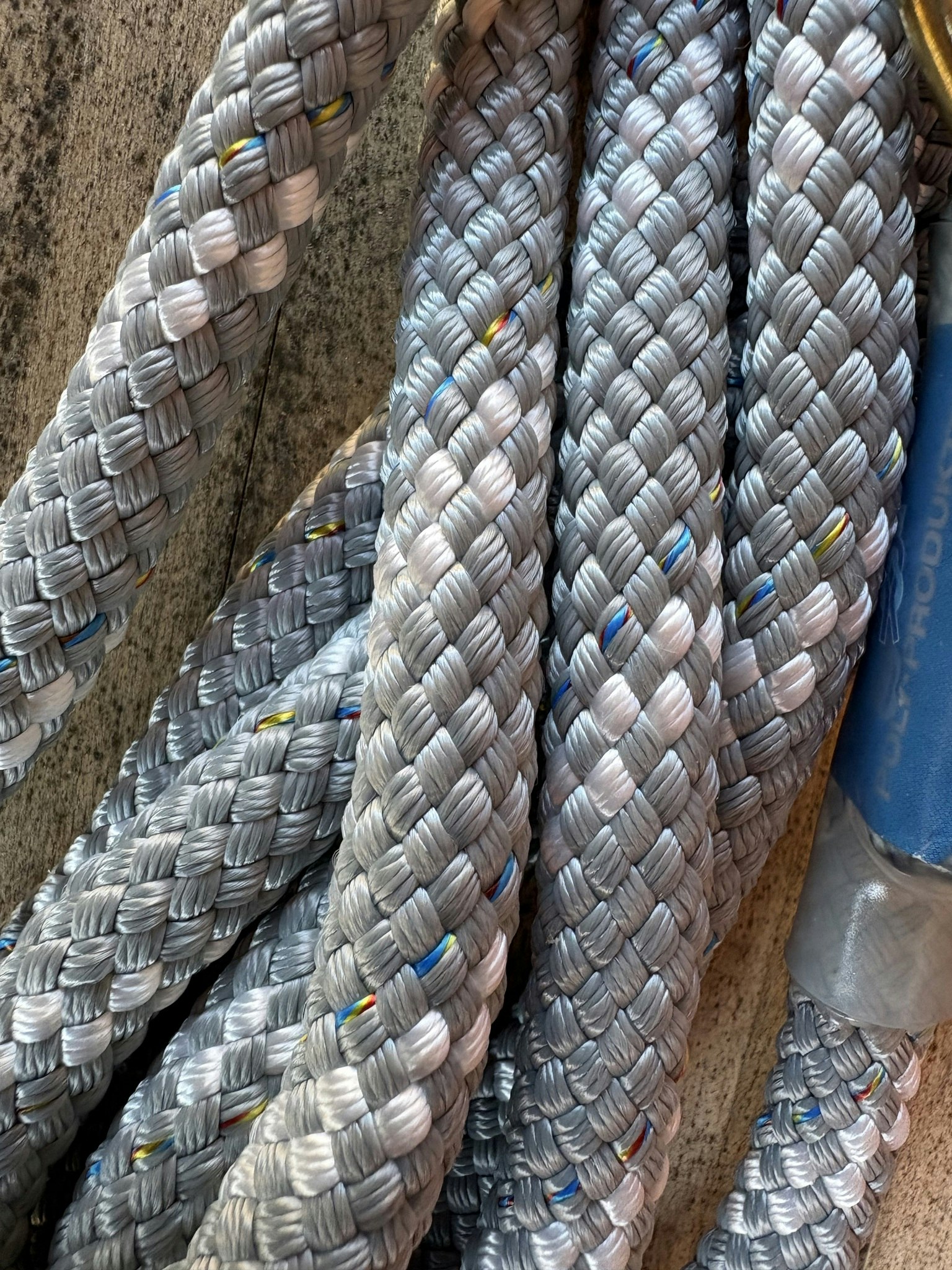 Poly Rope Grimskaft Avant 2.5 Meter Ljusgrå/Vit