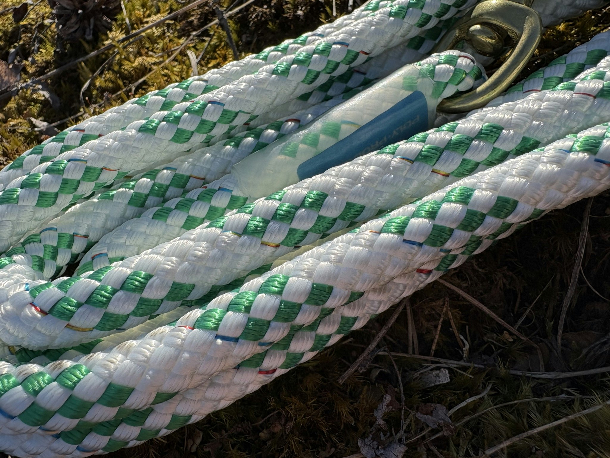 Poly Rope Grimskaft Avant 2.5 Meter Grön/Vit