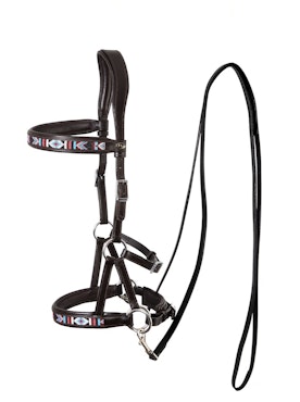 Sidepull (anatomiskt) F.R.A.® Sierra Mörkbrun Inklusive Tyglar