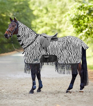 Waldhausen Fly Riding Rug Zebra With Fringes