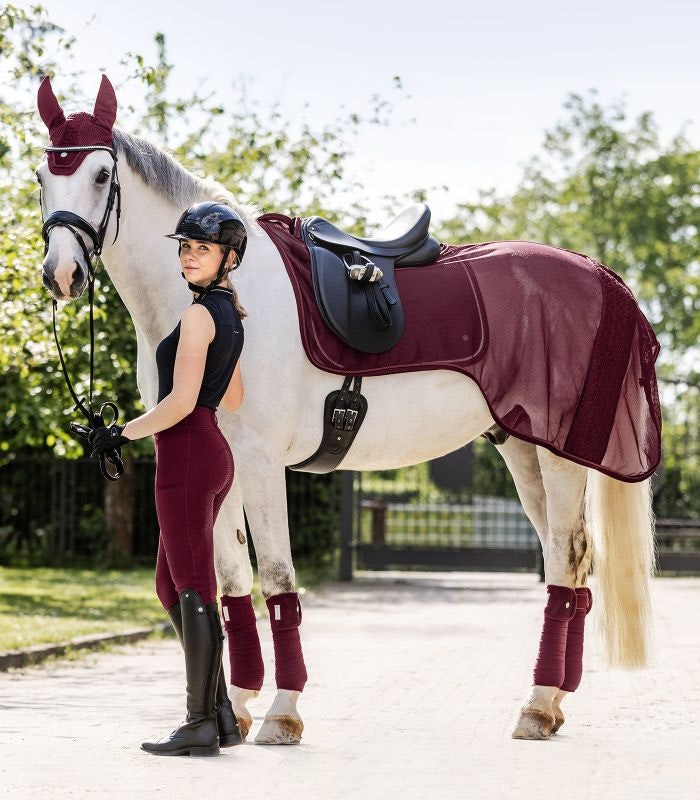 Waldhausen Rom Fly Riding Blanket Wine
