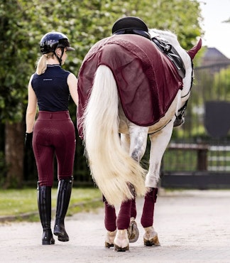 Waldhausen Rom Fly Riding Blanket Wine