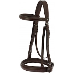 Norton Percheron Bridle  And Flat Rein Straps Havana