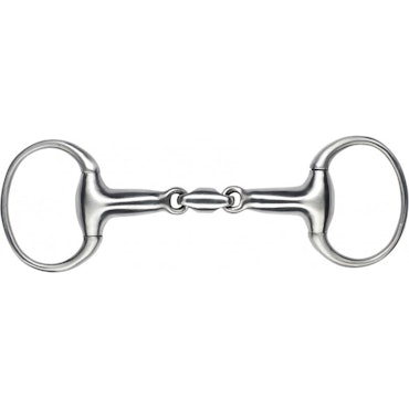 Feeling Anatomic Satin Finish Stainless Steel Eggbutt Snaffle