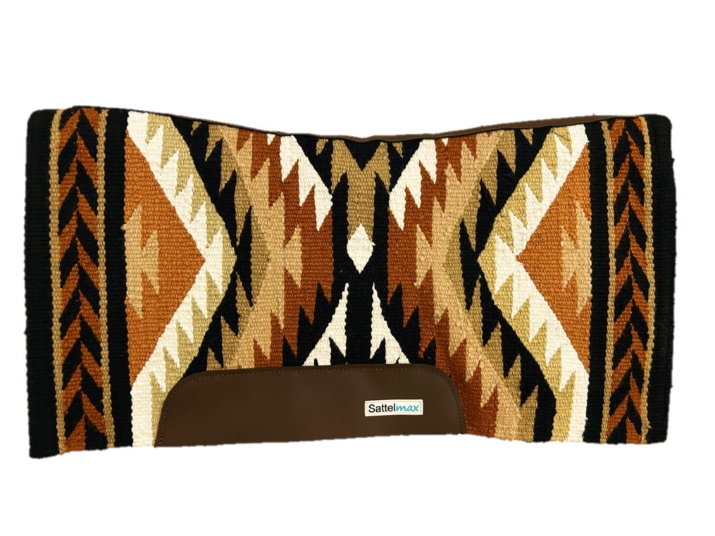 SattelMax Swappiepad  86 cm x 96 cm Black/Cappuccino