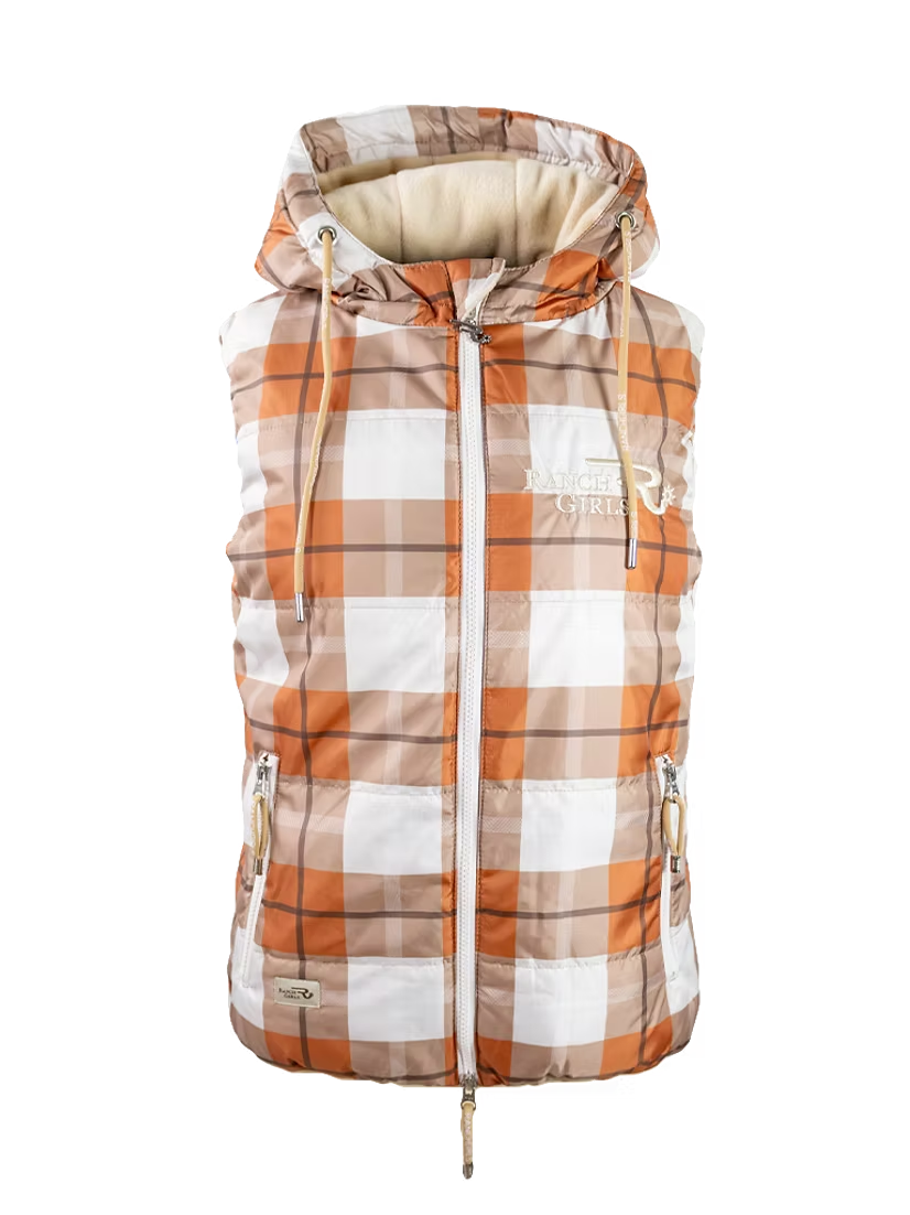 Ranch Girls Hooded Vest PAM Karo Sierra
