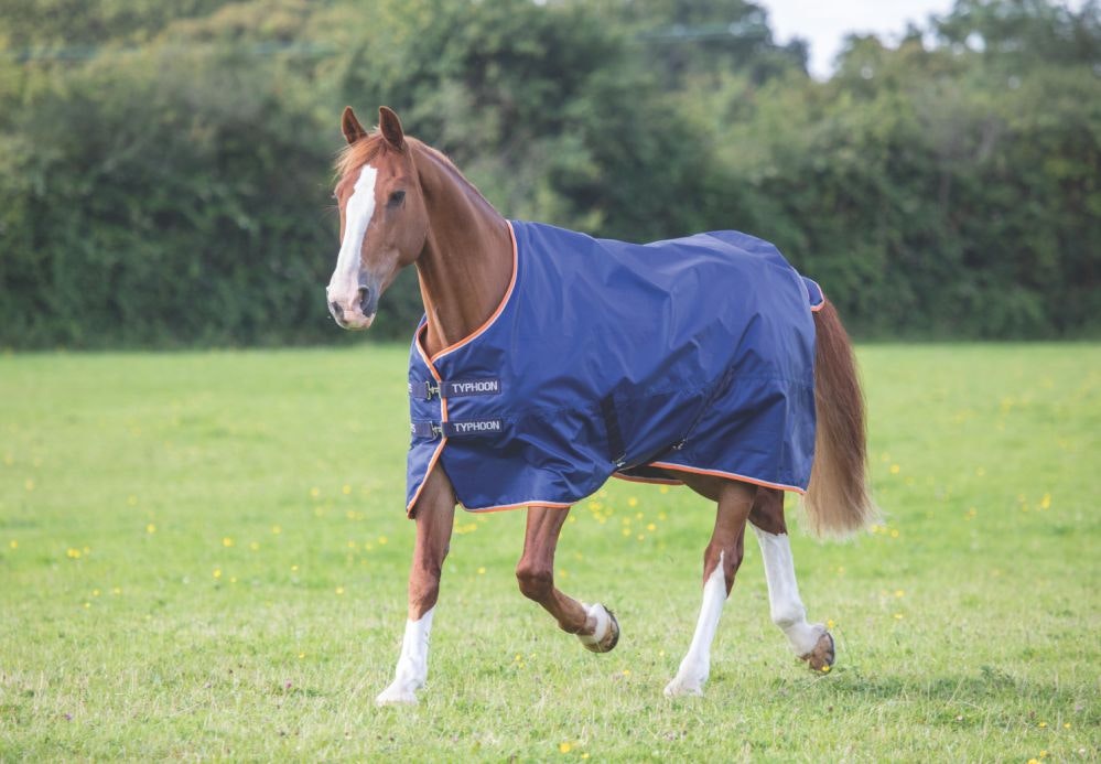 Shires Typhoon Regntäcke 100 g Navy