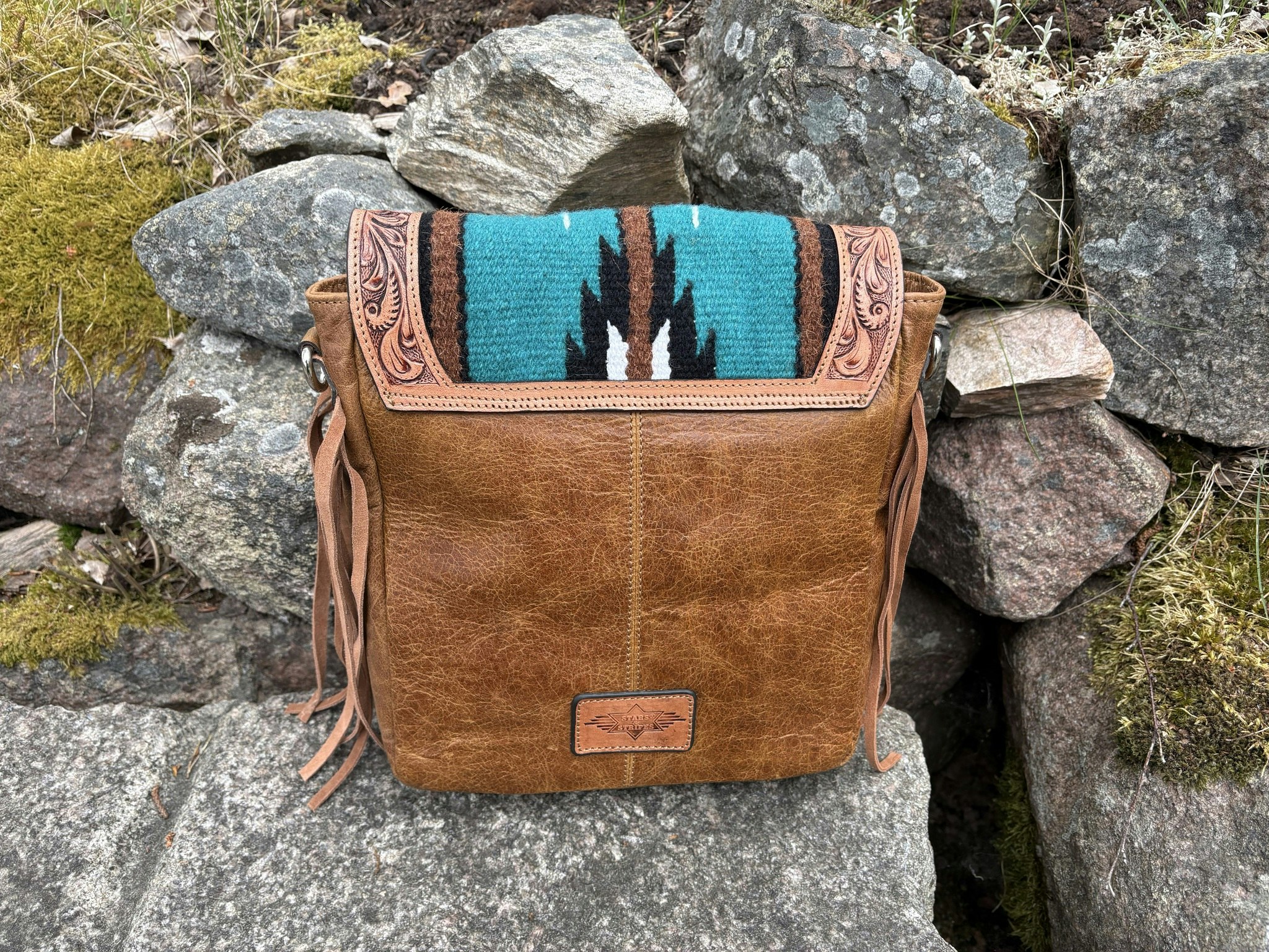 Stars & Stripes Bag-10 100% Leather