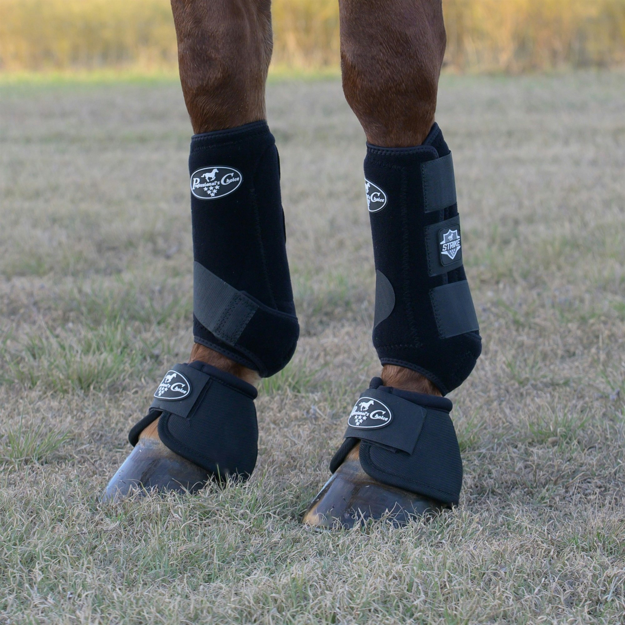 Strike Sports Medicine Front Boots Black