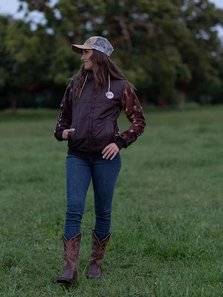 Ranch Girls Pro Shield Fleece Jacket Cindy Broown Deer
