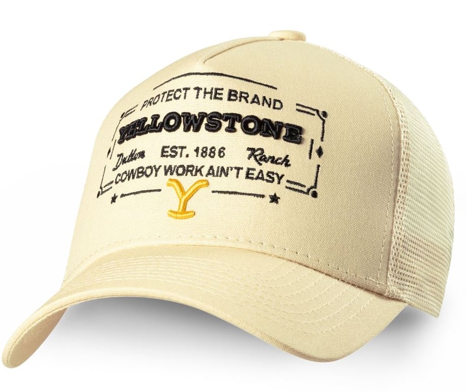 Stars & Stripes Trucker Cap Yellowstone -05