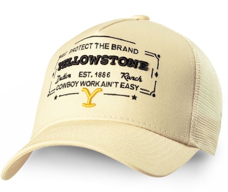 Stars & Stripes Trucker Cap Yellowstone -05