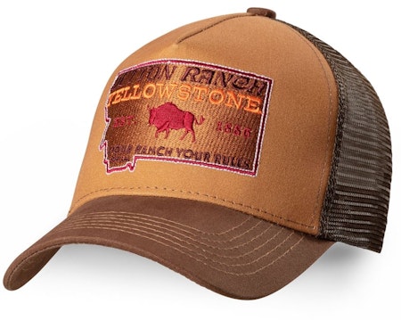 Stars & Stripes Trucker Cap Yellowstone -07