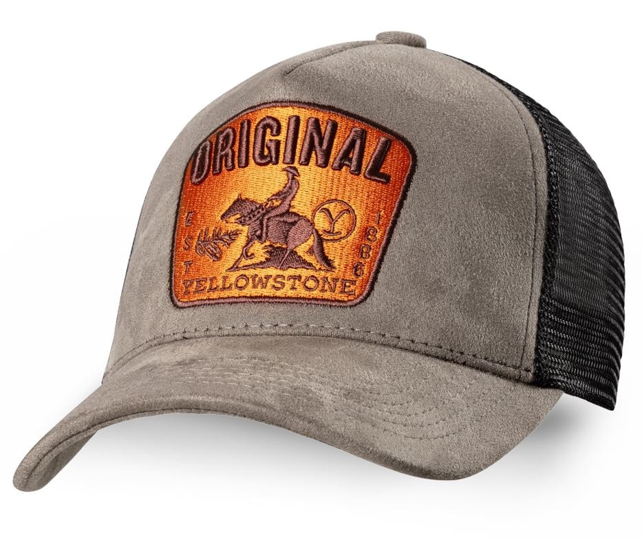 Stars & Stripes Trucker Cap Yellowstone -08