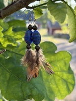 Earring Blue Stone