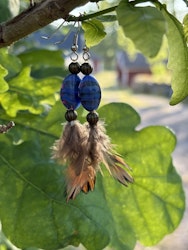Earring Blue Stone