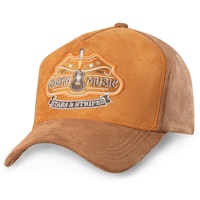 Stars & Stripes Trucker Cap Country Music Brown