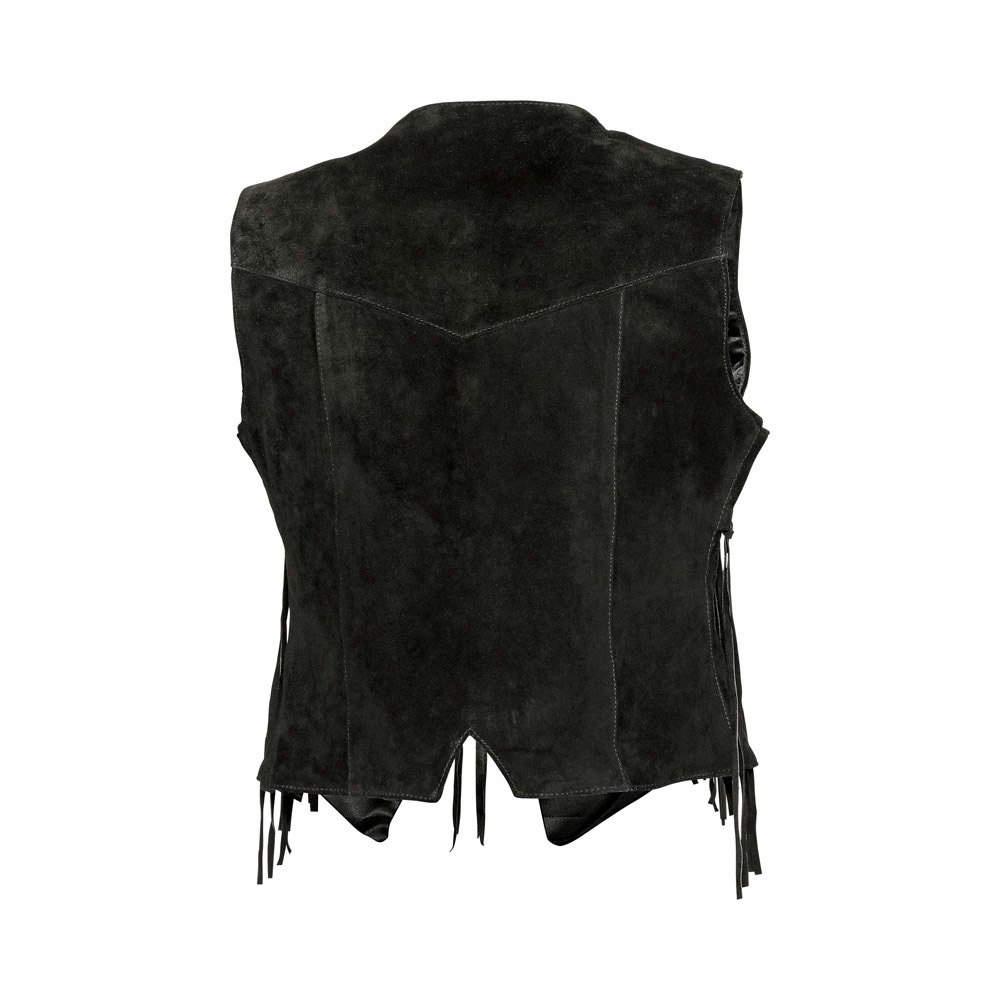 Stars & Stripes West W-02 100% Cowhide Leather Black