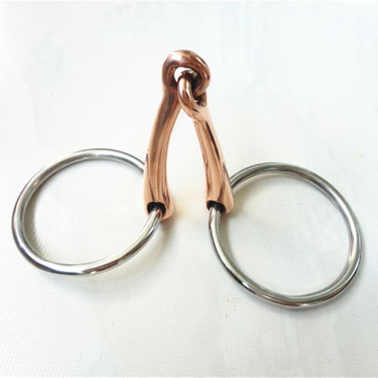 Weaver Professional Ring Snaffle Bit 5" Copper Mouth