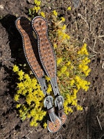 Weaver Floret Tooled Spur Straps