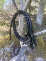 Black harness Reins 5/8 tum x 7 feet