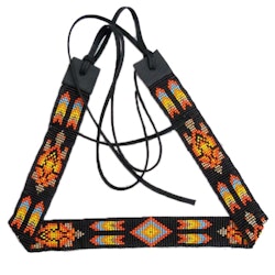 Handgjort Pärlat Hattband Native Fire