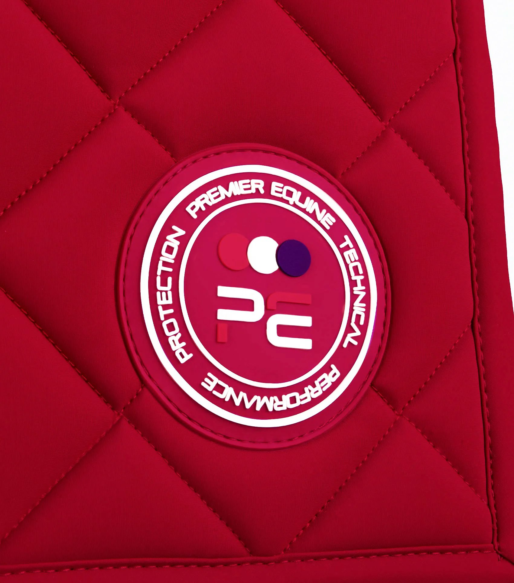 Atlas Close Contact Dressage Square Red