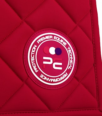 Atlas Close Contact Dressage Square Red