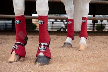 2XCool Sports Medicine Front Boots Crimson Red Medium