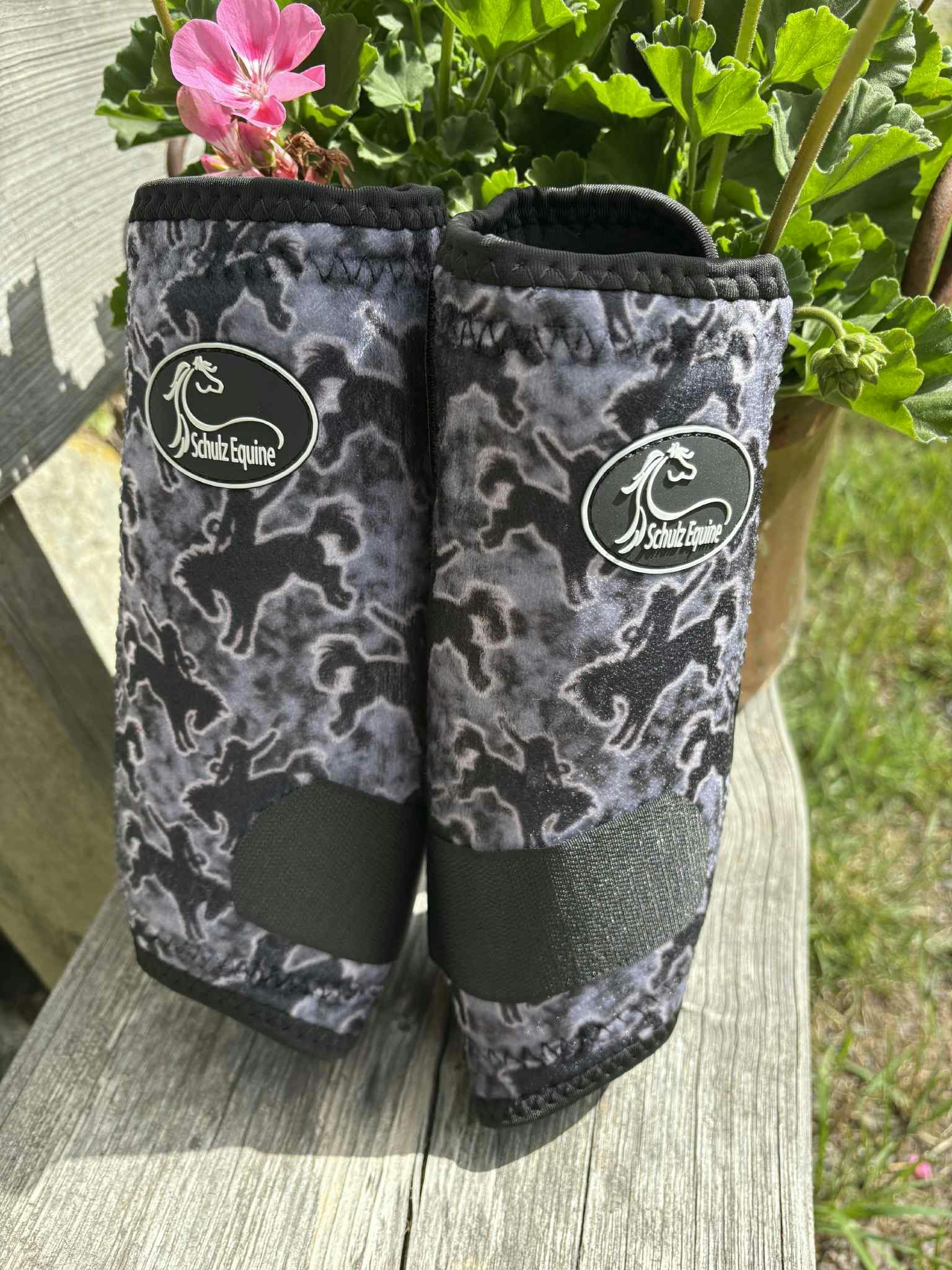 Schulz Equine Air Flow Benskydd Stone Bronc 2-pack