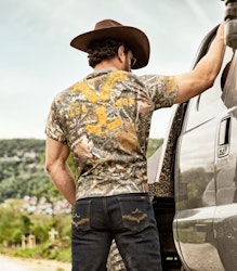 Yellowstone T-Shirt Ride For The Brand Camo 100% Cotton