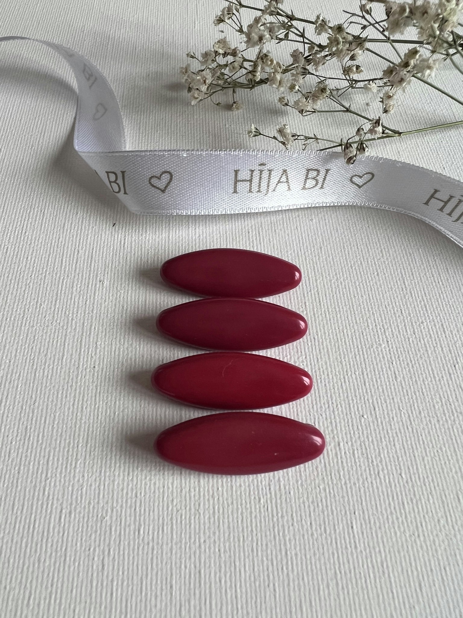 Hijab pin rød
