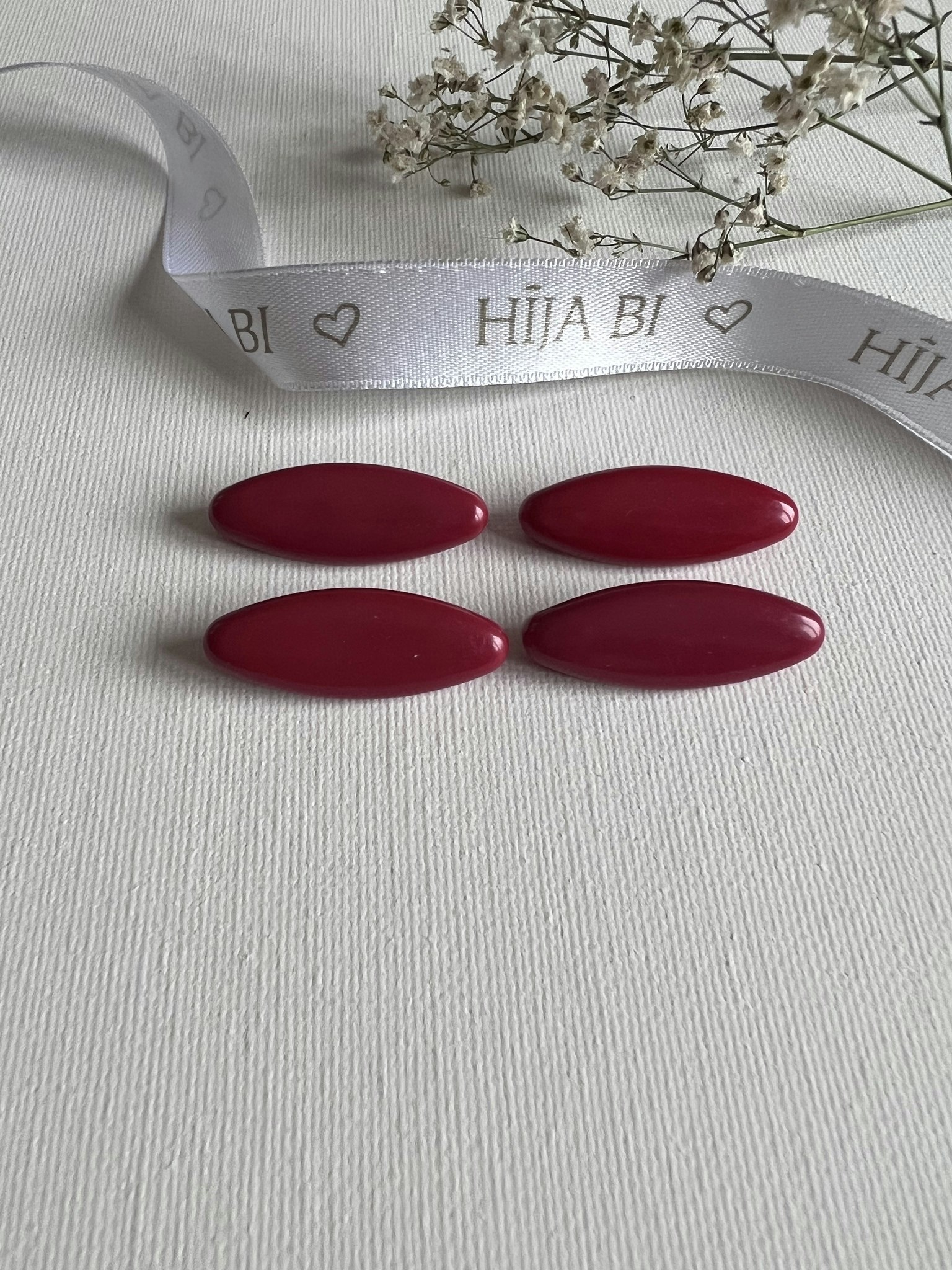 Hijab pin rød